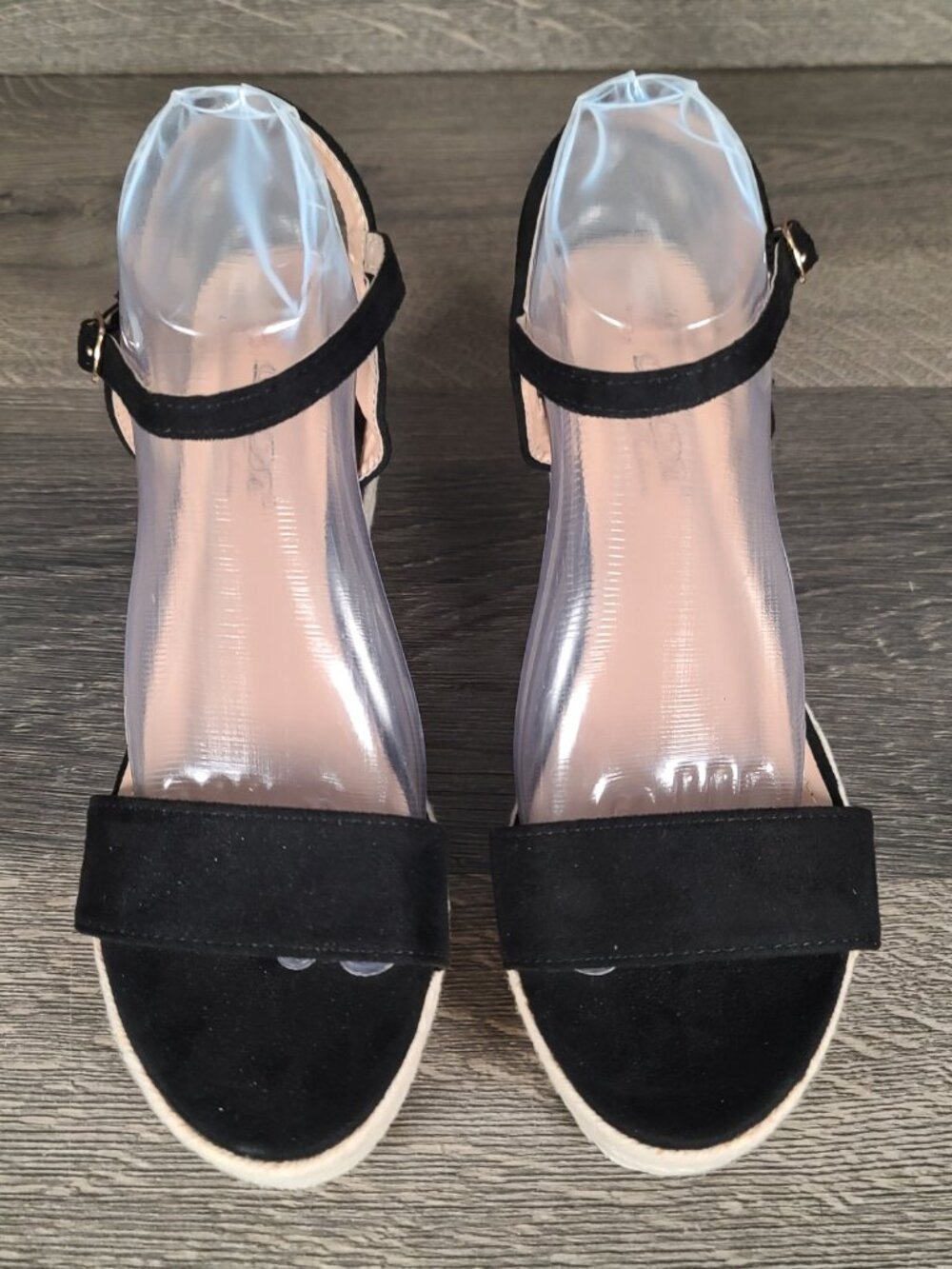 DBDK Fashion Wedges Women's Size 10 Heel Platform Shoes Black - Picture 8 of 12